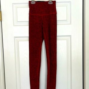 Beyond Yoga Red Spacedye Leggings